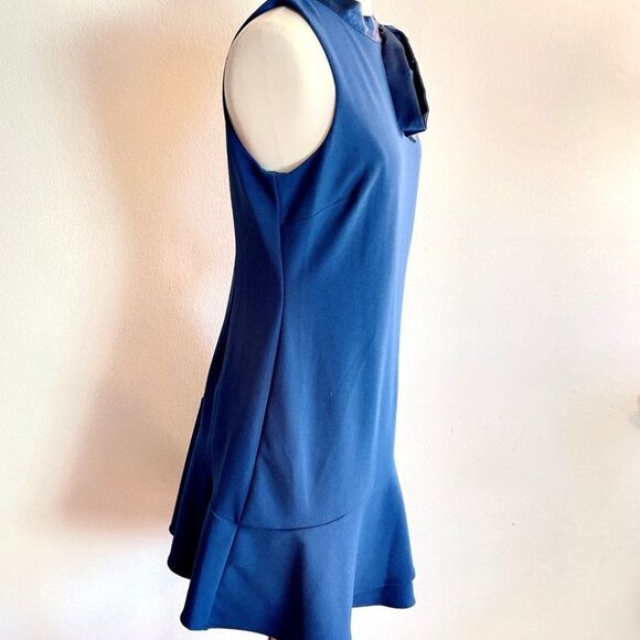 Betsey Johnson tie neck ruffle dress - Picture 2 of 5